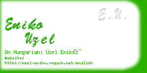 eniko uzel business card